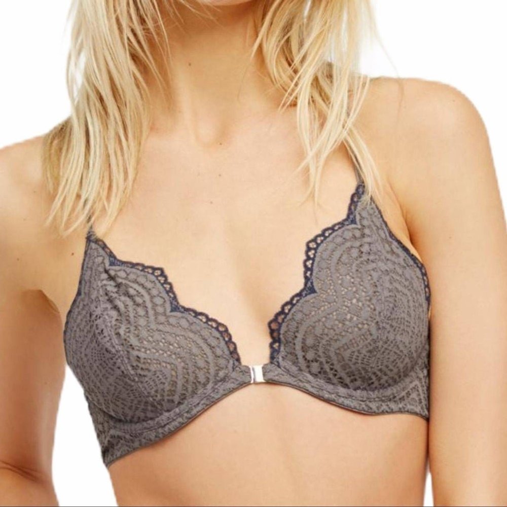 Free People Slow Dance Under Wire Bra 32B Front Closure